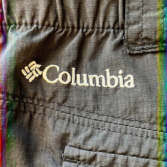 Columbia Omni Shade Sun Protect Cargo Nylon Hiking Shorts, Black | 42/10 - Picture 3 of 6
